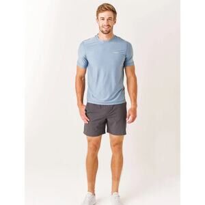 Rhone Men's 7" Mako Short in Asphalt Size Medium